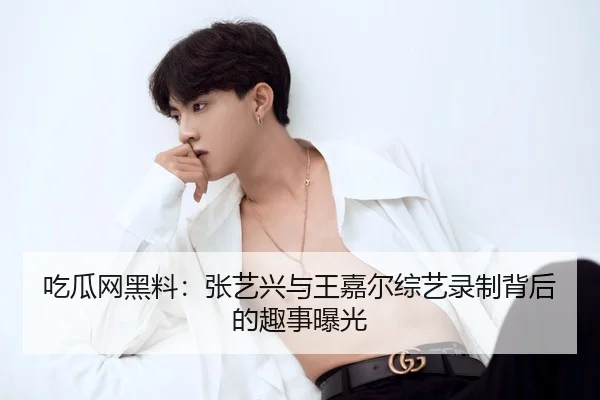 吃瓜网黑料：张艺兴与王嘉尔综艺录制背后的趣事曝光
